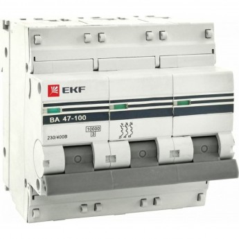 Автоматический выключатель EKF PROXIMA 3P 63А (C) 4,5kA ВА 47-63