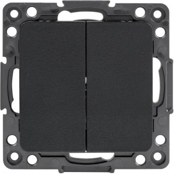 Механизм выключателя 2-кл. EKF PROXIMA СТОКГОЛЬМ 10А в/к черный Механизм выключателя 2-кл. EKF PROXIMA СТОКГОЛЬМ 10А в/к черный