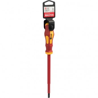Отвертка EKF BASIC MASTER SL6.5x150 мм 1000В