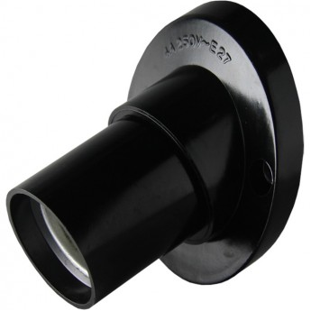 Патрон карболитовый EKF PROXIMA наст. Е27 черн. наклонный