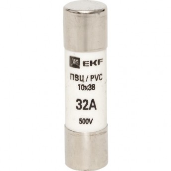 Плавкая вставка цилиндрическая EKF PROXIMA ПВЦ (10х38) 32А Плавкая вставка цилиндрическая EKF PROXIMA ПВЦ (10х38) 32А