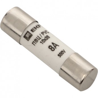 Плавкая вставка цилиндрическая EKF PROXIMA ПВЦ (10х38) 8А Плавкая вставка цилиндрическая EKF PROXIMA ПВЦ (10х38) 8А