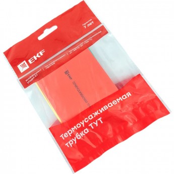 Термоусаживаемая трубка EKF PROXIMA ТУТ нг 50/25 набор:7 цветов по 3шт. 100мм. Термоусаживаемая трубка EKF PROXIMA ТУТ нг 50/25 набор:7 цветов по 3шт. 100мм.